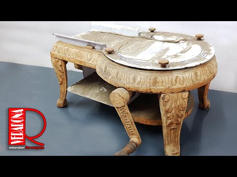 Massive Antique Meat Slicer Restoration - 1895 Cast Iron Alexanderwerk