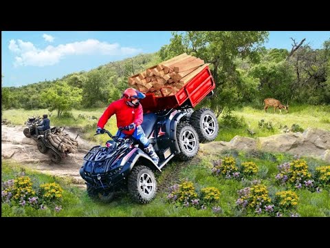 US Police Car and ATV Transporter Driving || Police Trailer Truck Driver 3D || Android GamePlay