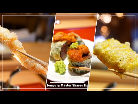 Michelin TEMPURA SUZUKI MASTER Shares Tips l Master the Art of Japanese Crispy Tempura