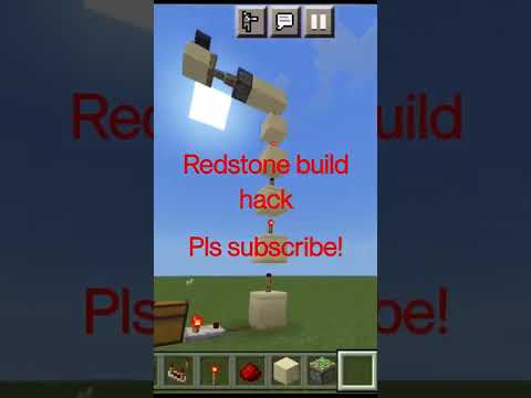 Redstone Hack Build to Protect Your Loot #shorts  #minecraft