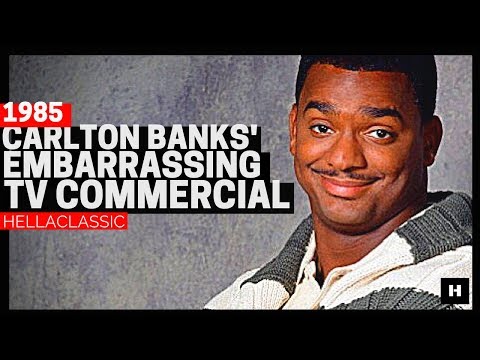 Carlton Banks aka Alfonso Ribeiro's Most Embarrassing TV Commercial Ever - 1985