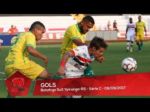 GOLS: Botafogo 5x3 Ypiranga-RS - Série C - 09/09/2017