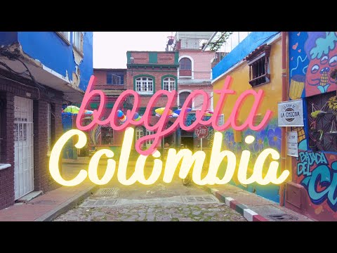 Bogota Colombia Walking Tour (4K)