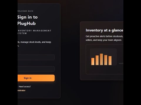 Plughub Inventory Management System
