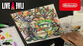 Nintendo LIVE A LIVE – Dibujo del diseñador Naoki Ikushima anuncio
