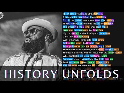 Black Thought - History Unfolds | Lyrics, Rhymes Highlighted