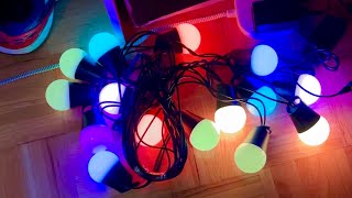 Govee Outdoor String Lights 2 Review and Demo : 48 feet IP44 Rated Stringlights