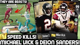 GOLDEN TICKET MICHAEL VICK & ULTIMATE DEION SA