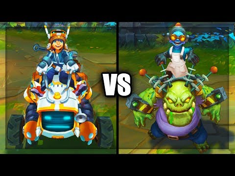 Nunu Bot vs Zombie Nunu Best Nunu Skins Comparison (League of Legends)