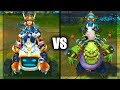 Nunu Bot Vs Zombie Nunu Best Nunu Skins Comparison League Of Legends