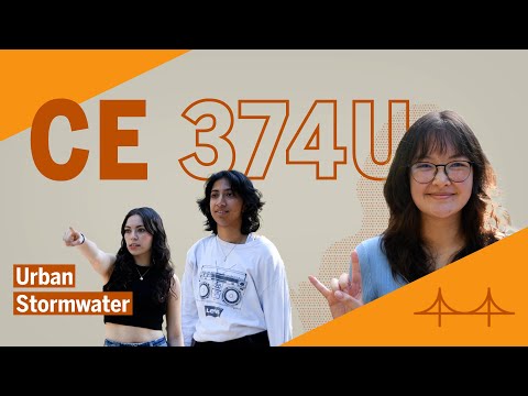 Cockrell Class Feature: Real-world Environmental Engineering in Urban Stormwater