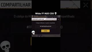 White FF HUD COD 💀 #freefire #whitefff #freefirehighlights #whiteff