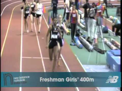 Girls 400m Freshman Heat 6 - New Balance Indoor Nationals 2011