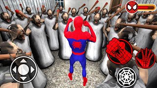 Playing as SpiderMan VS Granny Army