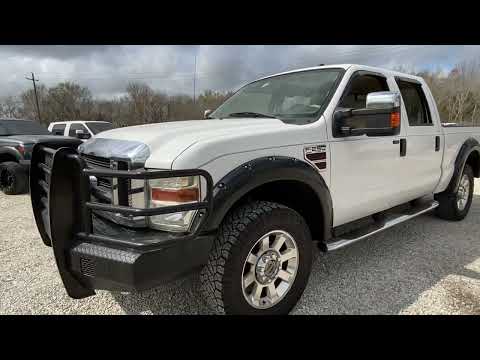 2008 Ford F250 Lariat 6.4L 4wd (white) - We Ship Nationwide