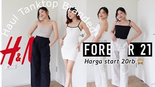 Download lagu shopee haul : TANKTOP BRANDED PART 2 Harga mulai 20rb! HM Forever21! mp3