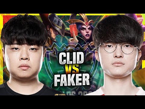 T1 FAKER vs GEN CLID in EUW SOLOQ! *BOOTCAMP* - T1 Faker Plays Leblanc MID vs GEN Clid Twisted!