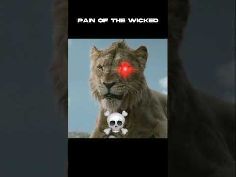 Scar is not the same anymore.#lionking #mufasa #scar#animals