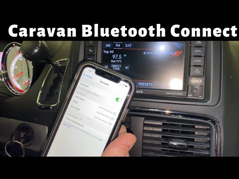 How to Pair Phone With Dodge Caravan Bluetooth Uconnect 2012 - 2019 Sync Iphone Connect Andriod