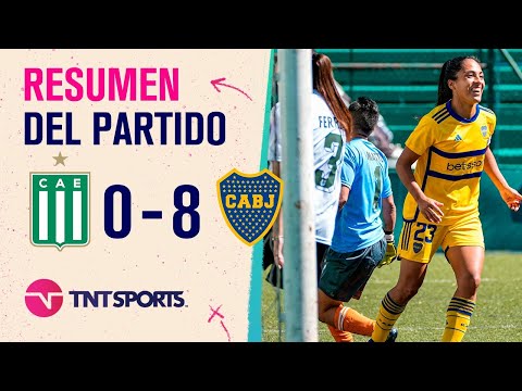 Las Gladiadoras GOLEARON por segunda fecha consecutiva 🔥 | #Excursionistas 0-8 #Boca | Resumen