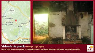 preview picture of video 'Vivienda de pueblo se Vende en Quiroga, Lugo, Spain'