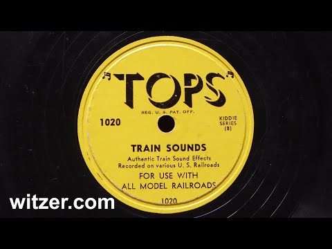 TRAIN SOUNDS for Model Railroads on TOPS 78 RPM  - No. 66 'The Pacific Coast Express" - HO