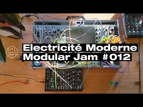 Electricité Moderne - Eurorack Modular Jam #012 - Chronoblob 2 / FX AID / Plaits / Squid Salmple