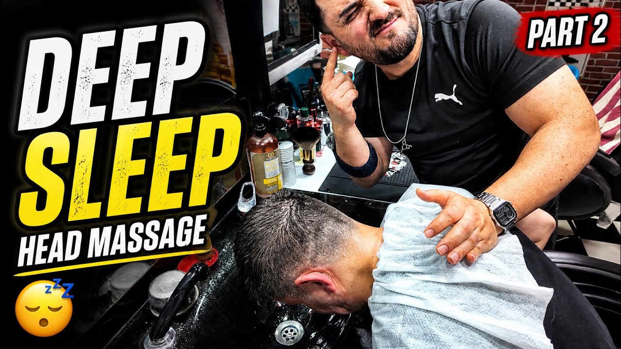 😴 ASMR Deep Sleep Head, Shoulder & Arm Massage (Fall Asleep Fast) | Part 2