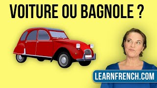 25 Common French Words and their Slang Equivalent