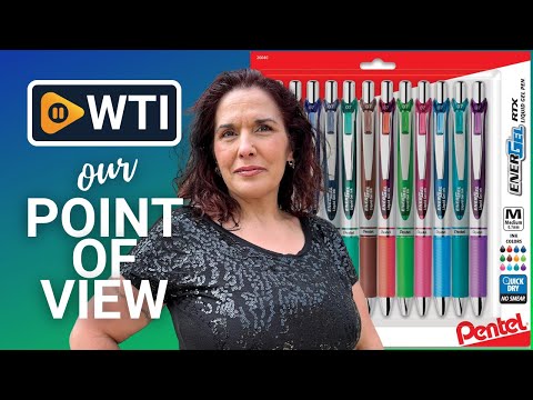 Pentel® EnerGel™ RTX Retractable Liquid Gel Pens - WTI product video review