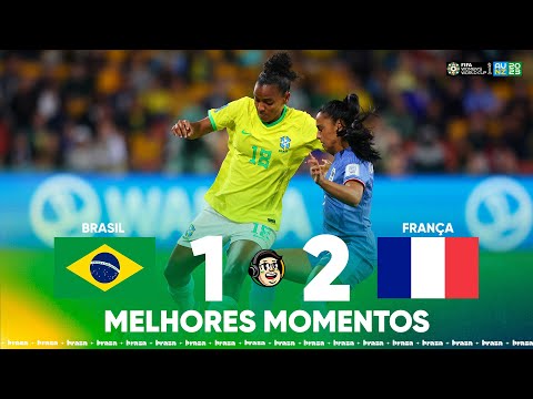 Gols e lances de França x Brasil