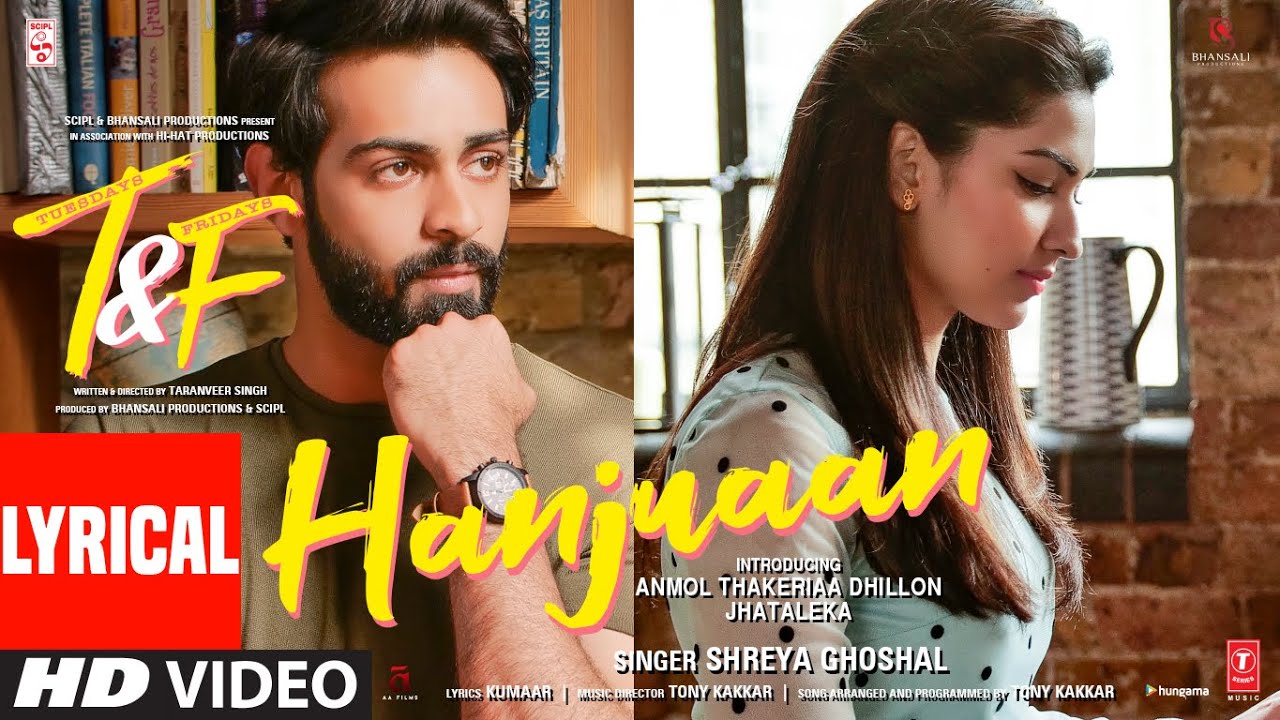 Hanjuaan Lyrics In Hindi