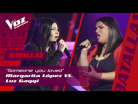 Margarita Lopez vs Luz Gaggi - "Someone you loved" - Battles - The Voice Argentina 2021