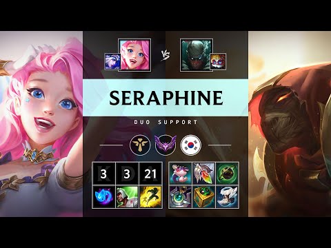 Seraphine Support vs Pyke - KR Master Patch 14.24