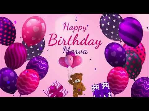 Happy Birthday Marva | Marva Happy Birthday Song