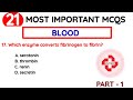 Blood & blood coagulation mcq | part 1 | Anatomy and physiology | GPAT | pharmacy | NEET | GPAT HELP