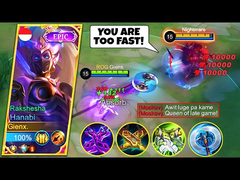 THIS BROKEN BUILD IS UNSTOPPABLE! PLEASE NERF HANABI | TOP GLOBAL HANABI GAMEPLAY