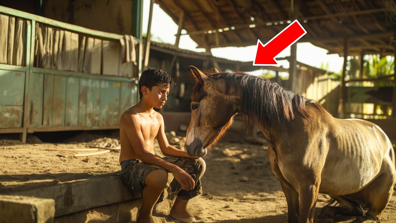 NIÑO ES BURLADO POR CUIDAR A UN CABALLO DÉBIL. LO QUE LOGRAN JUNTOS DESPUÉS DEJA A TODO SIN PALABRAS