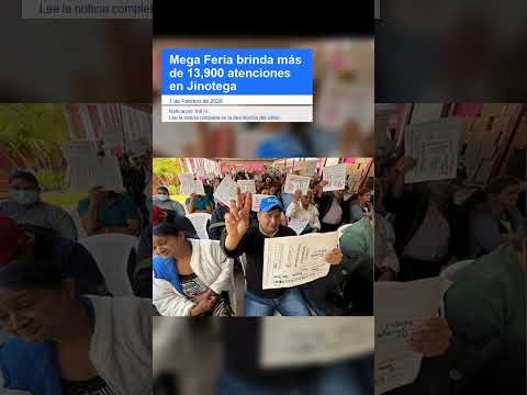 Mega Feria brinda más de 13,900 atenciones en Jinotega