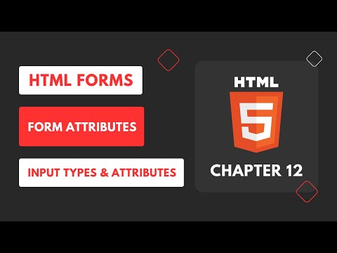 Html Forms Forms Attributes Html Input Types Input Attributes