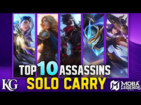 10 BEST ASSASSINS WHO CAN SOLO CARRY IN MOBA LEGENDS 5V5 