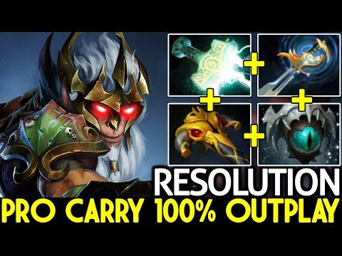 Resolution [Monkey King] Epic Pro Carry 100% Outplay Crazy 25 Kills 7.21 Dota 2