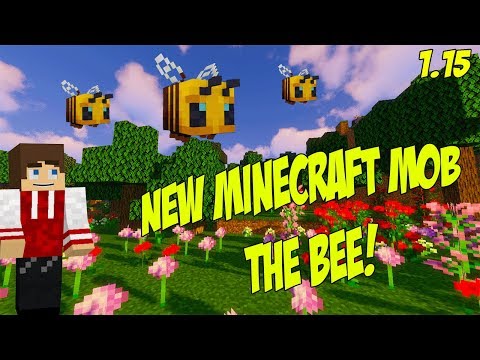 Minecraft 1.15 Bee Mob (Everything you need to know!)