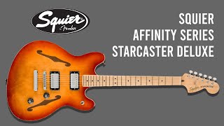 Video thumbnail for Squier Affinity Series™ Starcaster® Deluxe by Guitar Collector Guy