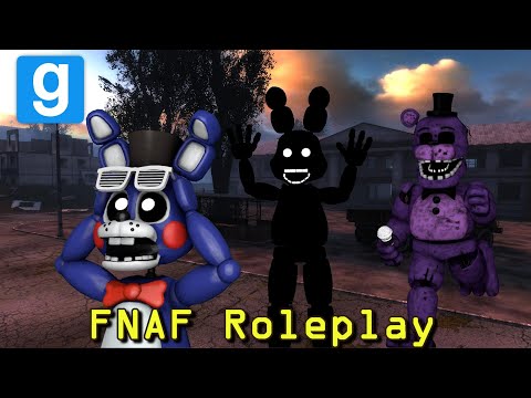 CHASED BY ANIMATRONICS IN A GHOST TOWN!! || Gmod FNAF Roleplay || Zany Gmod #95