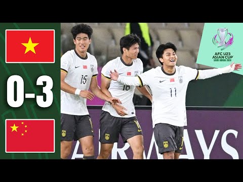 Vietnam’s dream shattered – CHINA PR HISTORIC | Vietnam - China PR | Highlights | AFC U23 Asian Cup™
