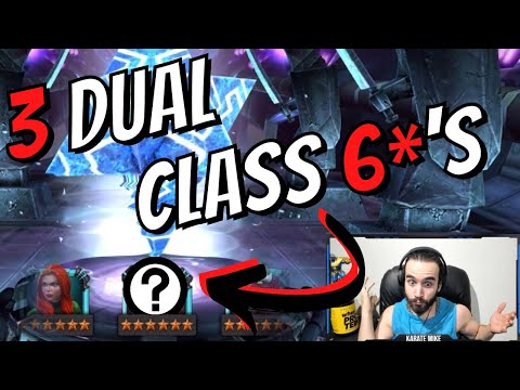 3 Dual Class SIX STAR CRYSTALS From Carina's Challenge!