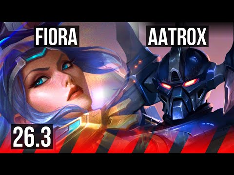 FIORA vs AATROX (TOP) | KR Master | 26.3