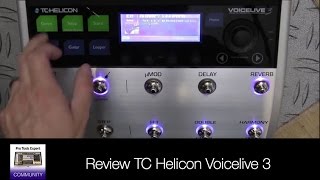 Video thumbnail for Review TC Helicon Voicelive 3 by Production Expert