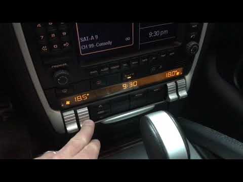 Porsche Cayenne dual zone climate control on/off